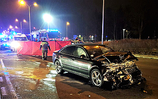 2 osoby zginęły w wieczornym wypadku w Olsztynie. Zablokowana jest ulica Bałtycka